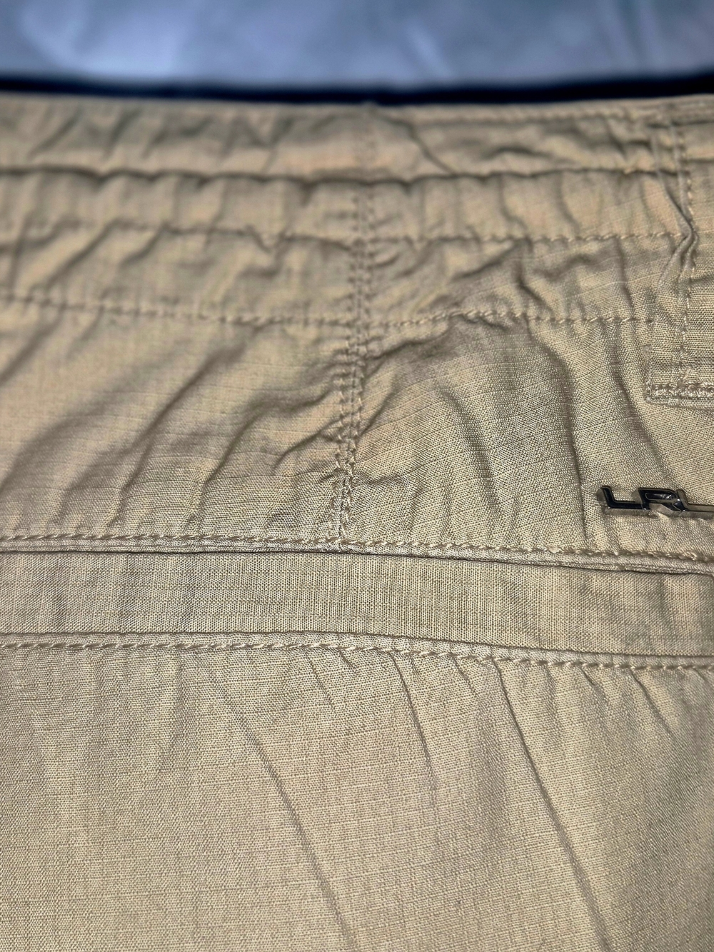 Ralph Lauren Khaki Drawstring Bermuda Shorts - Picture 7 of 8